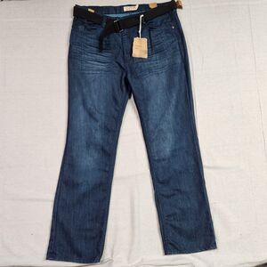 GS 115 Jeans Mens 38 Dark Washed Denim Williamsburg Slim Fit 38x32